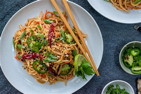 Cold Sesame Noodles w/ Hearts of Palm - Culinary Lion