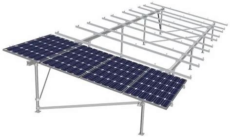 Steel C Channel Solar Panel Mounting Structure, Thickness: 3mm, Size: User Defined at Rs 80/kg ...