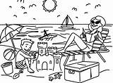 25 Free Printable Beach Coloring Pages sketch template