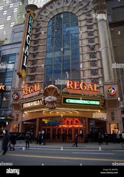 The Regal Cinemas in Times Square in New York Stock Photo - Alamy