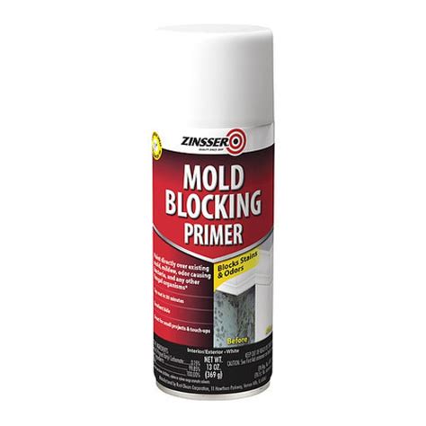 Zinsser White, Mold Killing Flat Spray Primer, 13 oz - Walmart.com - Walmart.com