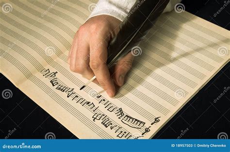 Composition of music stock image. Image of music, composer - 18957503