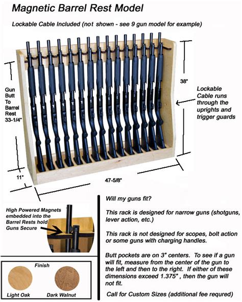 Wood Working: More Gun rack plans upright