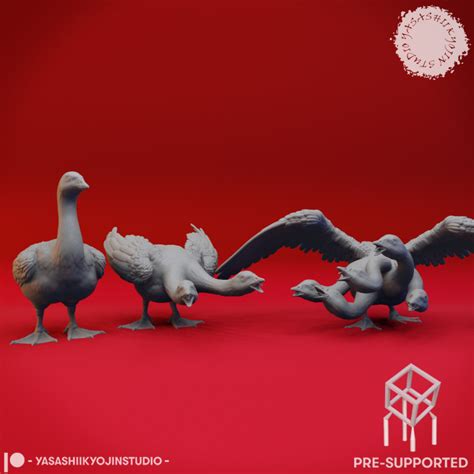 Descargar Goose Hydra Bundle - Tabletop Miniature (Pre-Supported) de Yasashii Kyojin Studio