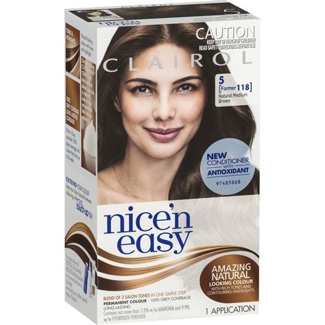 Clairol Nice N Easy 5 Natural Medium Brown Each | Woolworths