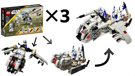 Alt Builds For 501st Battle Pack (75345) R/lego, 40% OFF