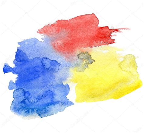 Red blue and yellow watercolor background Stock Photo by ©LordMaster 38035953