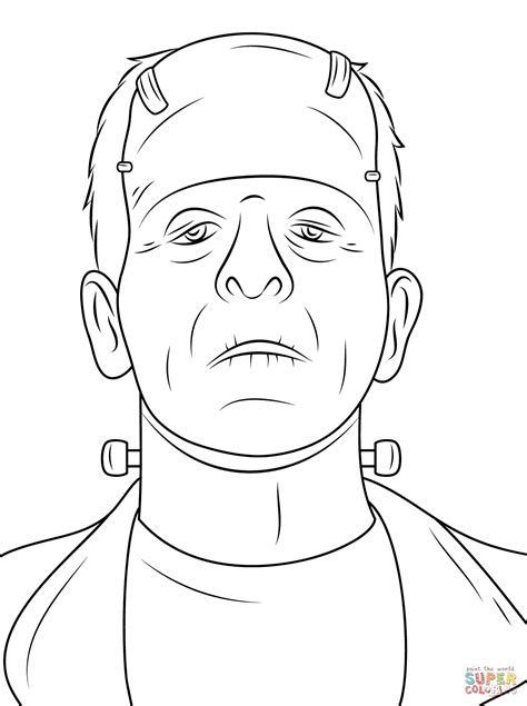 Happy Frankenstein Coloring Pages Coloring Pages