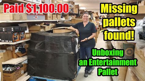 Unboxing an Entertainment Pallet - I paid $1,100.00 - It was the ...