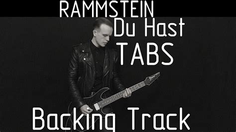 Rammstein Du Hast cover (tabs, backing track and lyrics) - YouTube