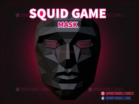 Squid Game Mask - Front Man Mask 3D Print Model | 3D Print Model Store