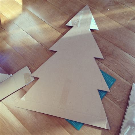 Make Your Own Cardboard Christmas Tree - GeekDad