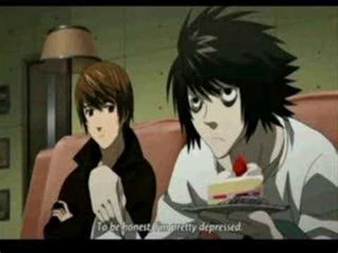 L Death Note Eating Cake : Death Note: Bolos E Comidas | Indrisiak