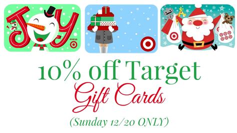 Target: 10% Off Target Gift Card Purchases (Sunday 12/20 ONLY) • Hip2Save