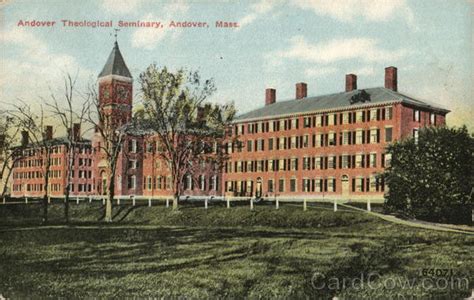 Andover Theological Seminary Massachusetts Postcard