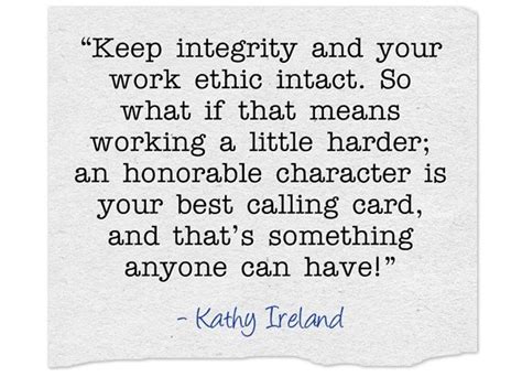 integrity and work ethic | Words to live by | Pinterest | Work ethic ...