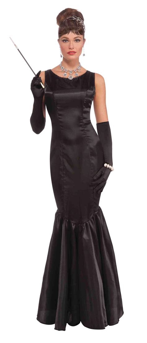 Womens Audrey Hepburn Fancy Dress Costume Hollywood Film Star Glamours ...