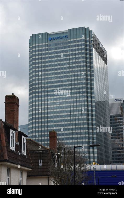 Barclays Bank Head Office Canary Wharf London United Kingdom Stock ...