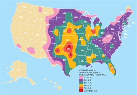 Tornado Map Of America - Download Free Vector Art, Stock Graphics & Images