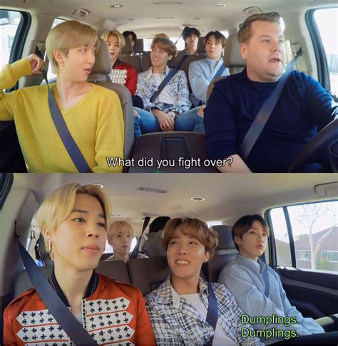 BTS Finally Did "Carpool Karaoke" With James Corden And Their Rapping ...