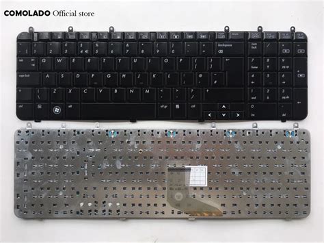 UK keyboard For HP pavilion DV7 DV7 1000 DV7 1100 black Laptop Keyboard UK layout-in Replacement ...