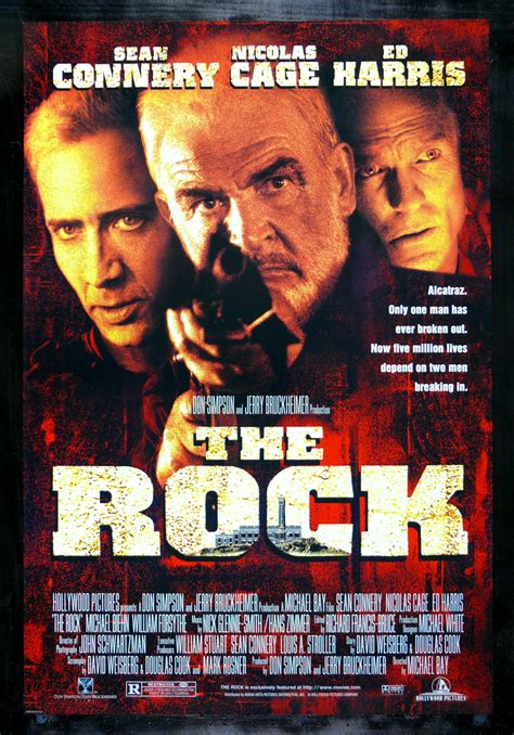 THE ROCK * CineMasterpieces ALCATRAZ PRISON JAIL ORIG SEAN CONNERY MOVIE POSTER | eBay