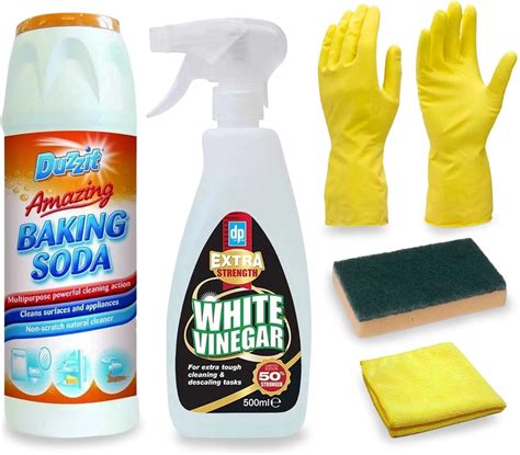 White Vinegar Spray For Cleaning Set - Bundled with Duzzit Amazing Baking Soda For Cleaning ...