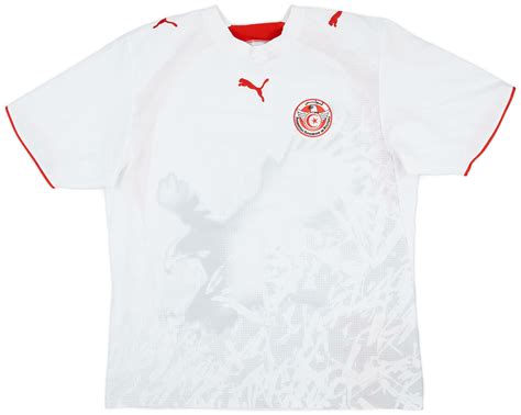 Tunisia Away football shirt 2006 - 2007.