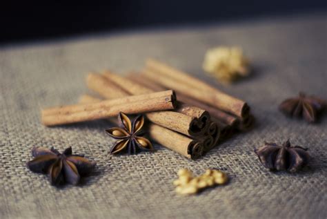 Free Images : wood, food, herb, produce, nuts, spices, flavor, anise, cinnamon sticks, grass ...