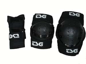 Amazon.com : TSG 3-Piece Pad Pack : Skate And Skateboarding Knee Pads : Sports & Outdoors