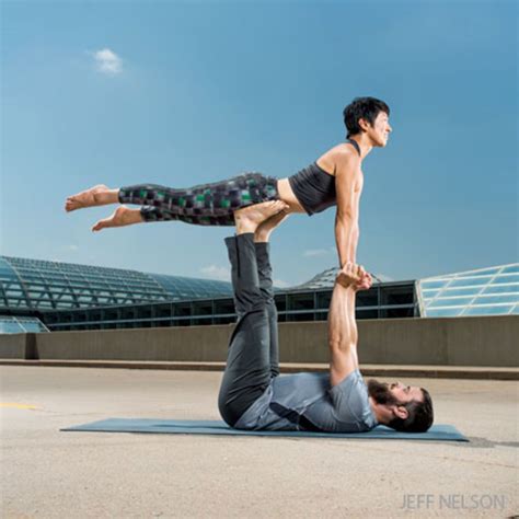 AcroYoga 101: A Classic Sequence for Beginners | Couples yoga poses, Easy yoga workouts, Partner ...