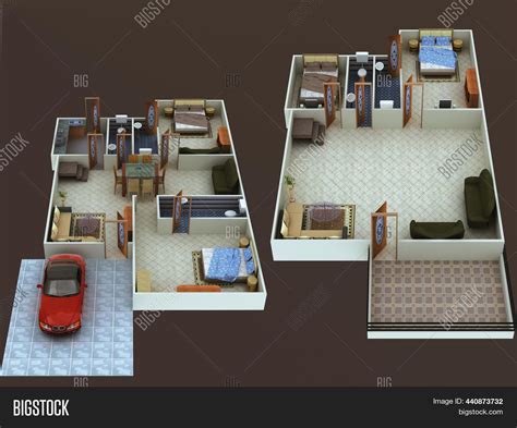 3d Floor Plan Design Image & Photo (Free Trial) | Bigstock