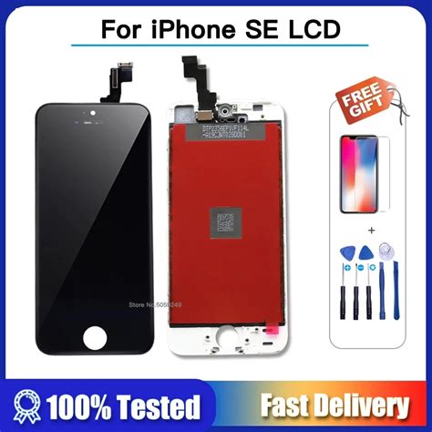 AAAA Quality OEM LCD Display For iPhone SE Touch Screen Digitizer Assembly A1723 A1662 A1724 ...