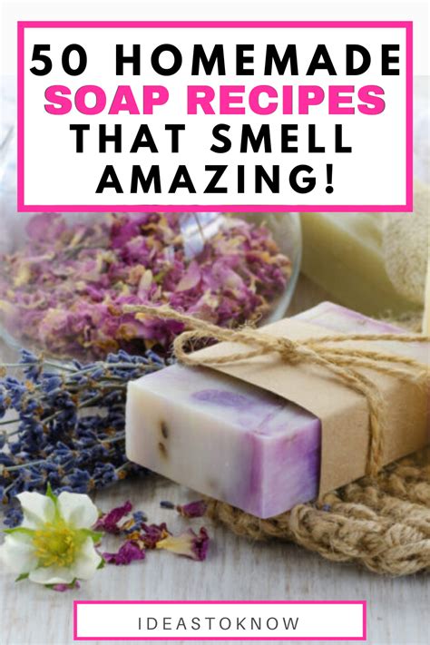 50+ DIY Homemade Soaps that Smell Amazing | Homemade soap recipes, Diy soap recipe, Easy soap ...