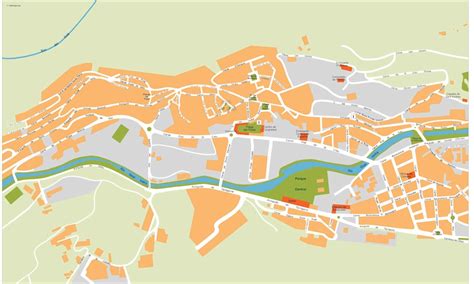 Andorra la Vella vector map. Eps Illustrator Map | Vector World Maps