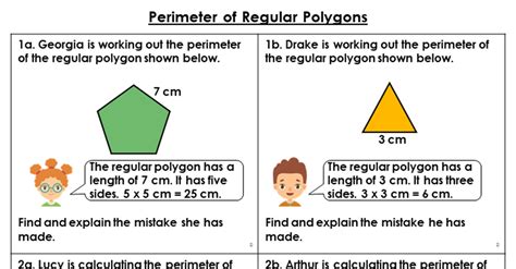 Perimeter of Regular Polygons – Reasoning and Problem Solving – Classroom Secrets | Classroom ...