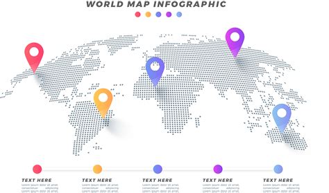 World Map Infographics on Behance