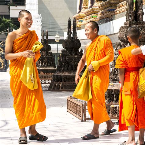 Thai Monks, near Royal Palace, Bangkok Thailand | Thai monk, Bangkok ...