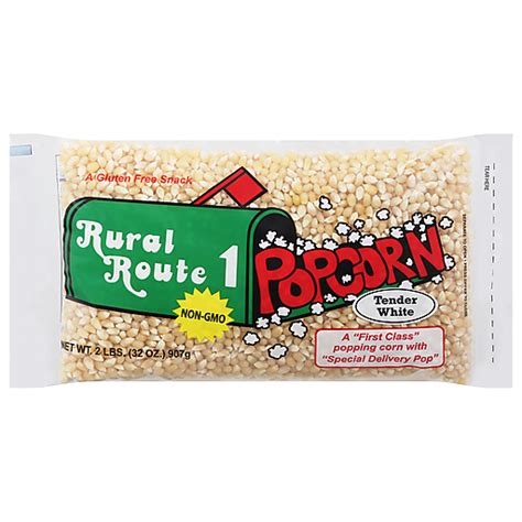 Rural Route 1 Popcorn, Tender White 2 Lb | Unpopped | Festival Foods ...