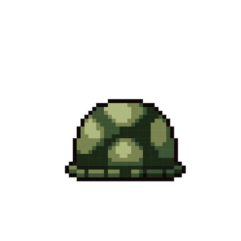 turtle shell in pixel art style 22542156 Vector Art at Vecteezy