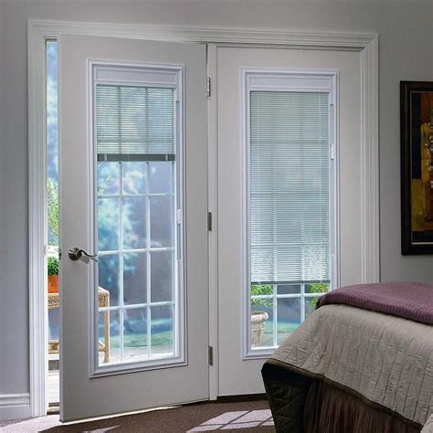 Patio French Doors With Blinds Odl Enclosed Blinds; Built In Door Window Treatments For Entry ...