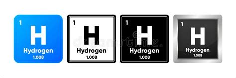 Hydrogen Chemical Element with 1 Atomic Number, Atomic Mass and ...