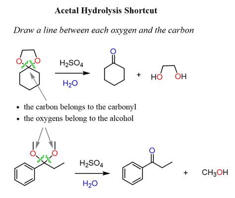 Acetal Hydrolysis shortcut | Chemistry education, Chemistry classroom, Organic chemistry