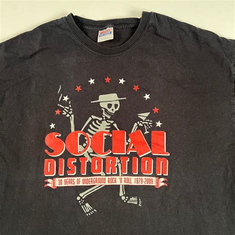 2009 Social Distortion Shirt XXL 30 Years – Madd Vintage