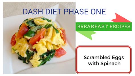 The DASH Diet Plan: DASH Diet Meal Plan -Phase 1