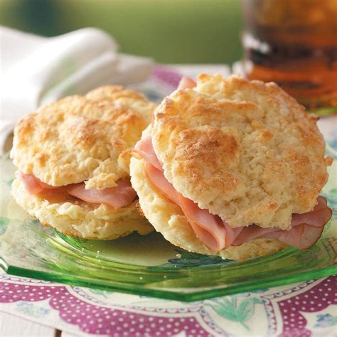 Ham on Biscuits Recipe | Taste of Home