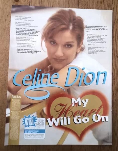 Celine Dion My Love Lyrics IN VENDITA! - PicClick IT