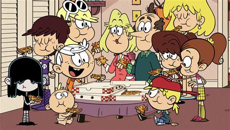 Image - S2E23A Loud family enjoying pizza.png | The Loud House Encyclopedia | FANDOM powered by ...