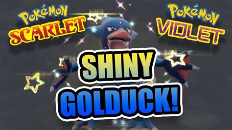 SHINY GOLDUCK! - Pokémon Scarlet and Violet - YouTube