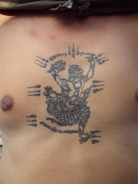 Yant Hanuman – Sak Yant Thai Temple Tattoos